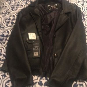 Leather jacket Black